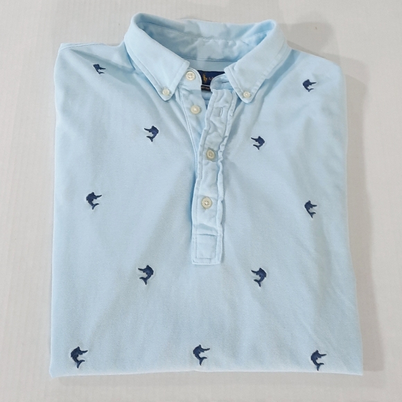 Ralph Lauren Other - Ralph Lauren Swordfish Knit Oxford Polo Shirt